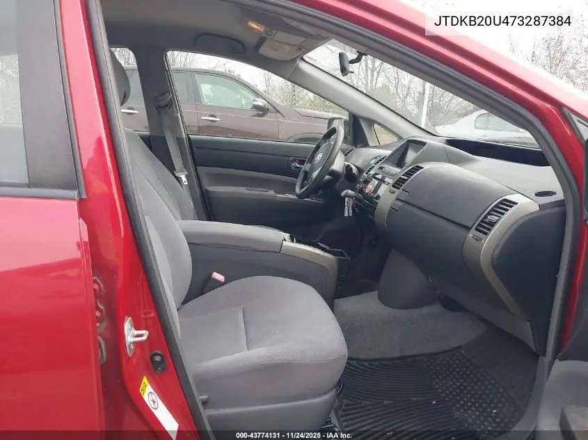JTDKB20U473287384 2007 Toyota Prius