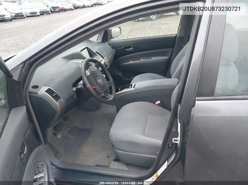 JTDKB20U873230721 2007 Toyota Prius