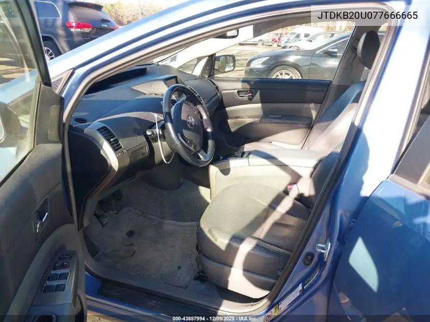 JTDKB20U077666665 2007 Toyota Prius
