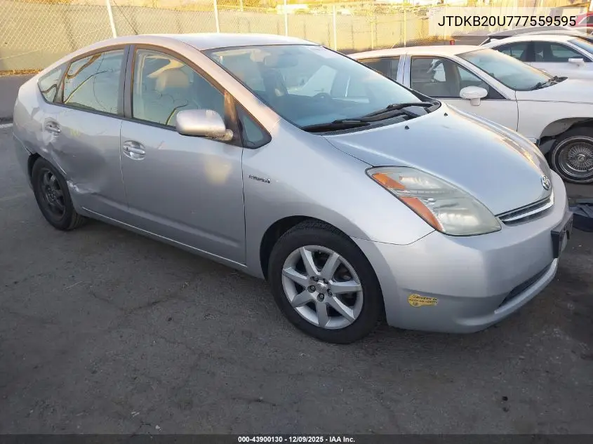 JTDKB20U777559595 2007 Toyota Prius Touring