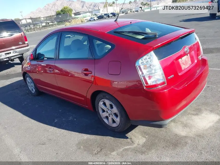 JTDKB20U573269427 2007 Toyota Prius