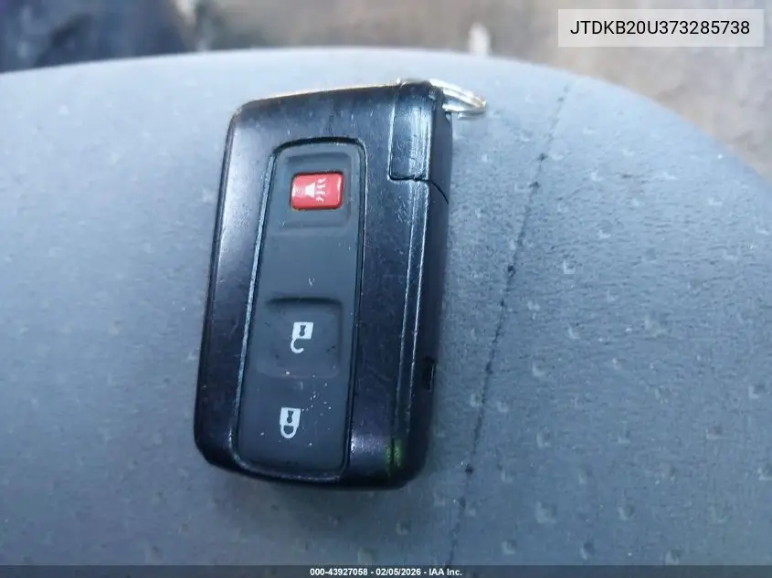 JTDKB20U373285738 2007 Toyota Prius