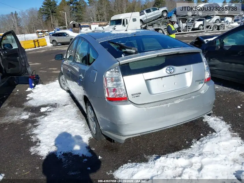 JTDKB20U373285738 2007 Toyota Prius