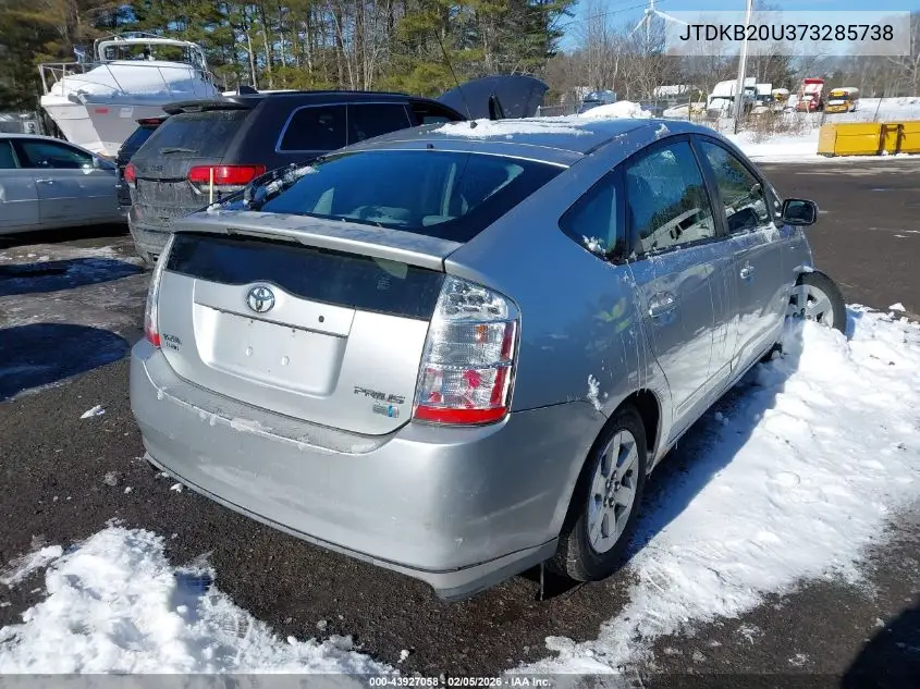 JTDKB20U373285738 2007 Toyota Prius