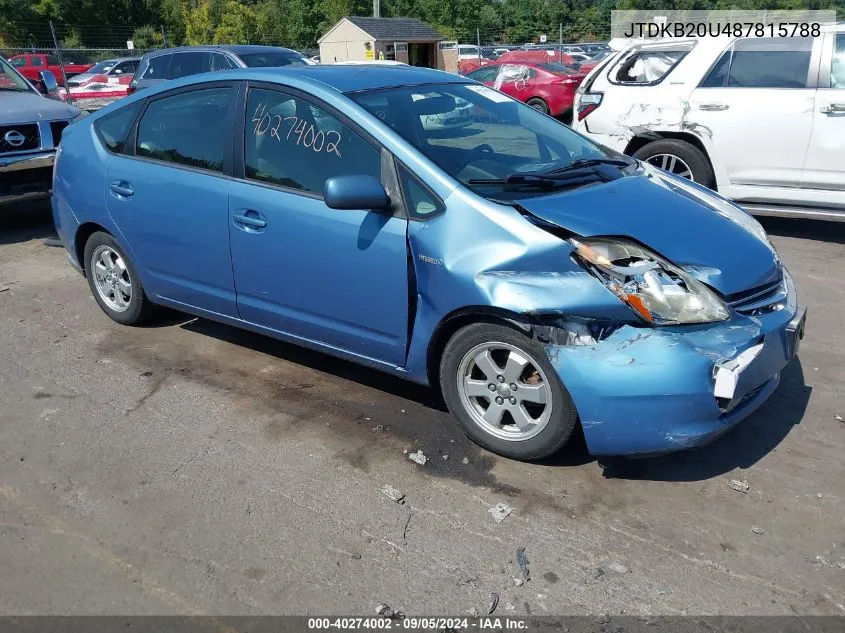 JTDKB20U487815788 2008 Toyota Prius