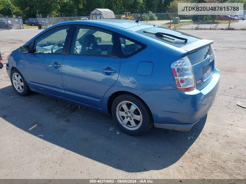 JTDKB20U487815788 2008 Toyota Prius