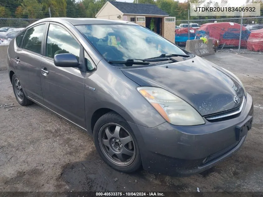 JTDKB20U183406932 2008 Toyota Prius Touring