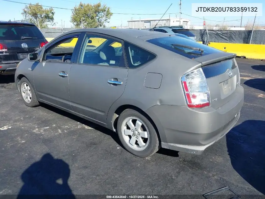 JTDKB20U783359132 2008 Toyota Prius