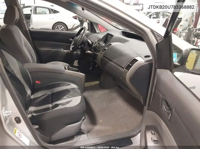 JTDKB20U783368882 2008 Toyota Prius