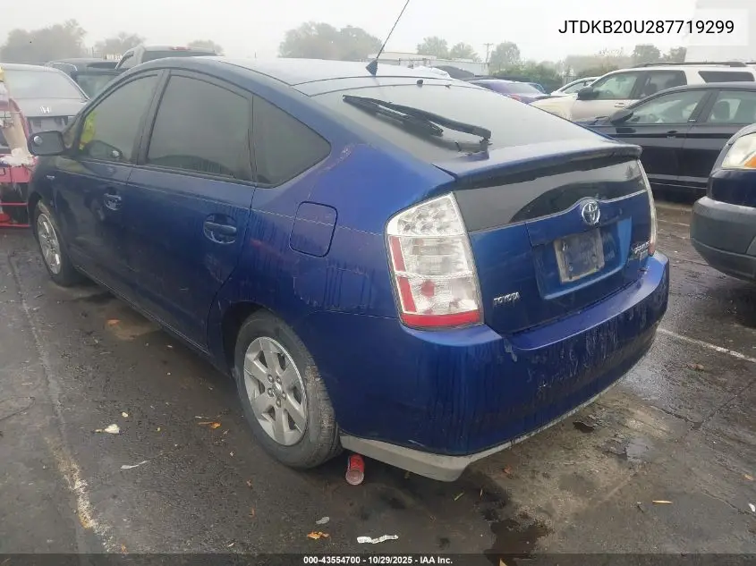 JTDKB20U287719299 2008 Toyota Prius
