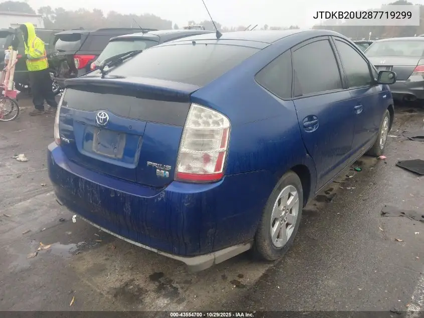 JTDKB20U287719299 2008 Toyota Prius