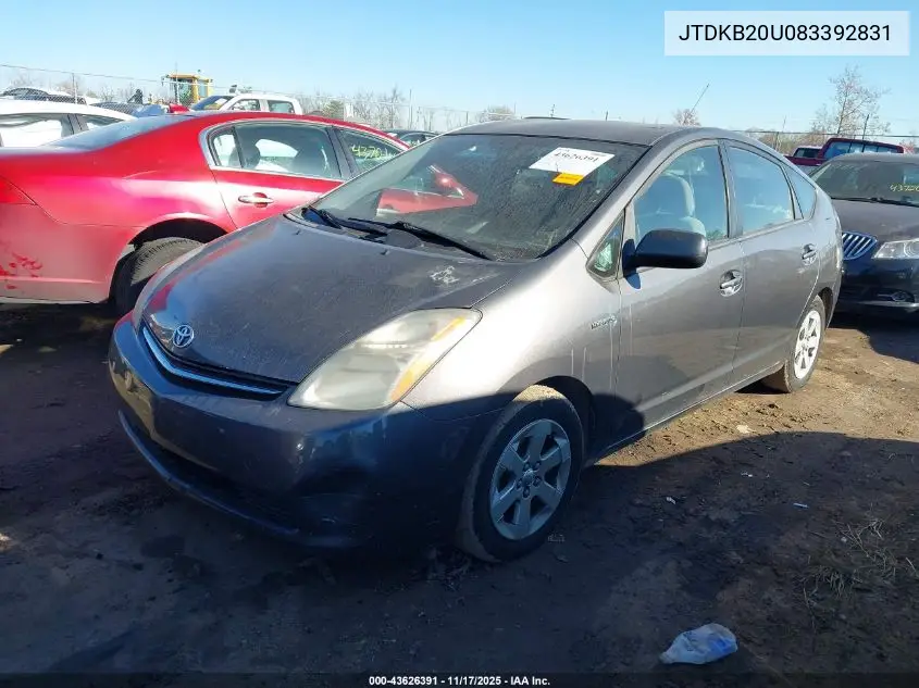JTDKB20U083392831 2008 Toyota Prius