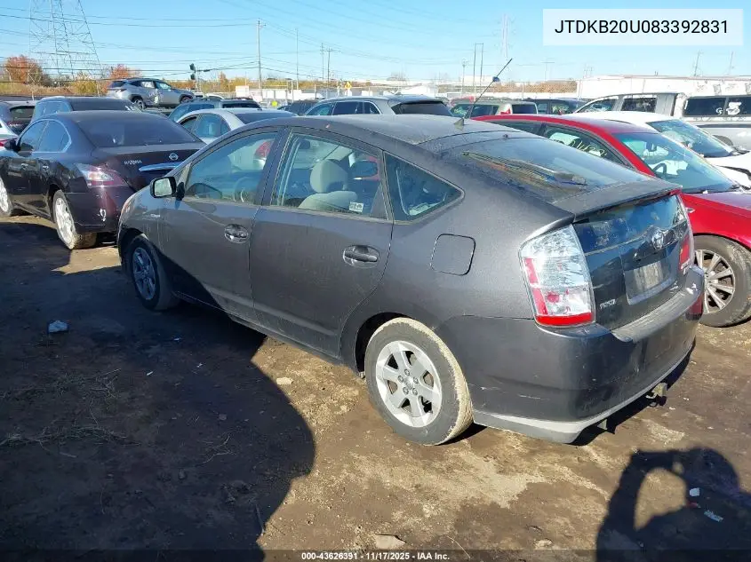 JTDKB20U083392831 2008 Toyota Prius