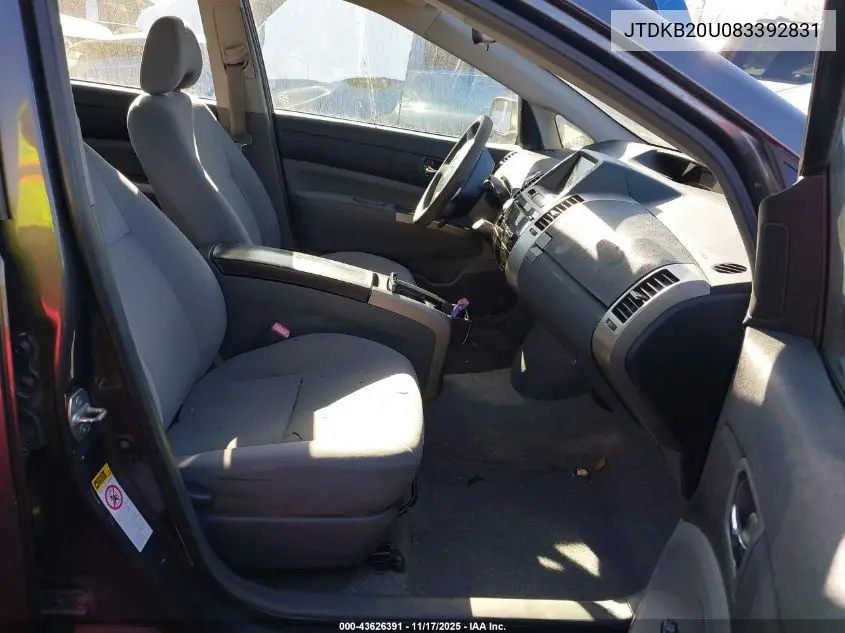 JTDKB20U083392831 2008 Toyota Prius