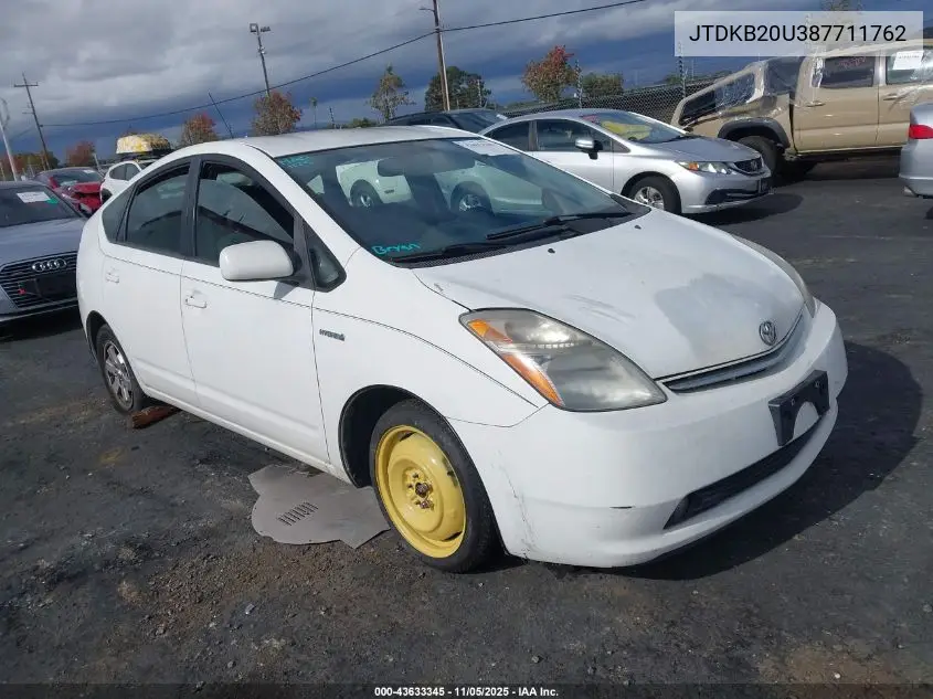 JTDKB20U387711762 2008 Toyota Prius Touring