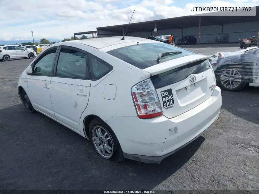 JTDKB20U387711762 2008 Toyota Prius Touring