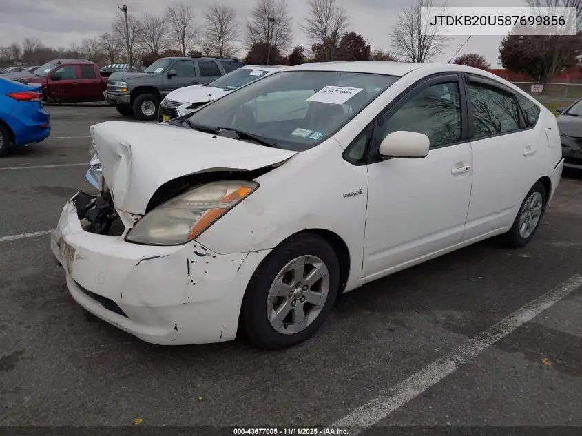 JTDKB20U587699856 2008 Toyota Prius