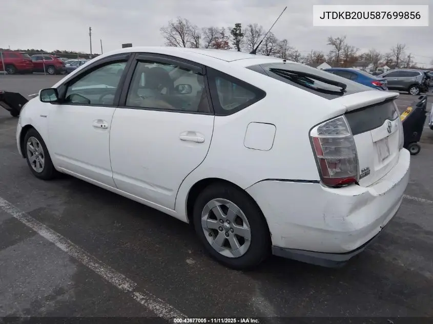 JTDKB20U587699856 2008 Toyota Prius