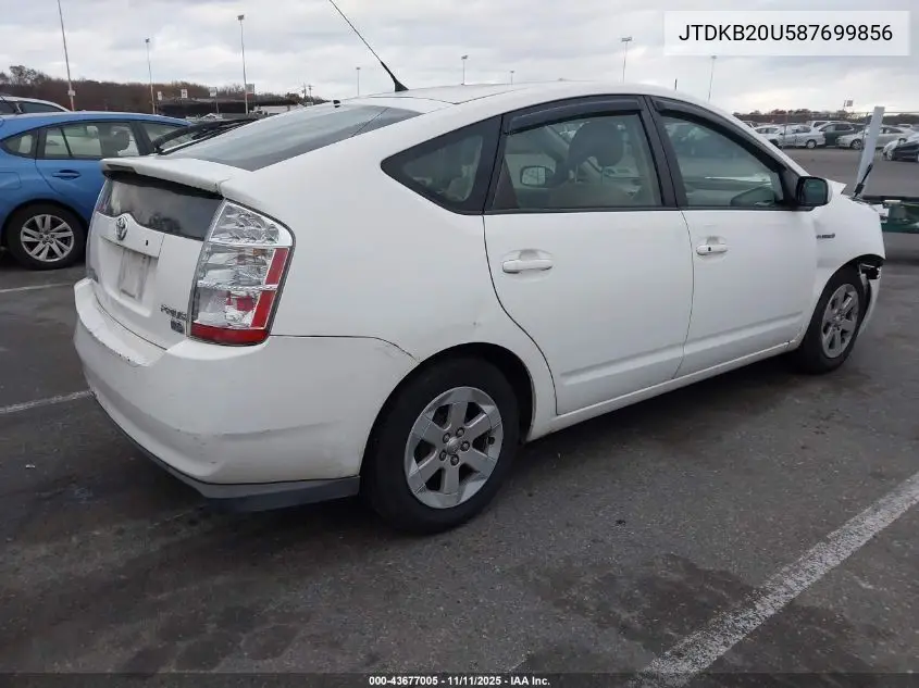 JTDKB20U587699856 2008 Toyota Prius