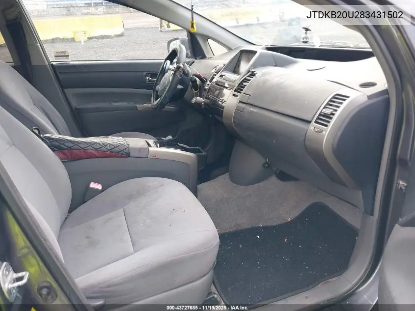 JTDKB20U283431502 2008 Toyota Prius Standard