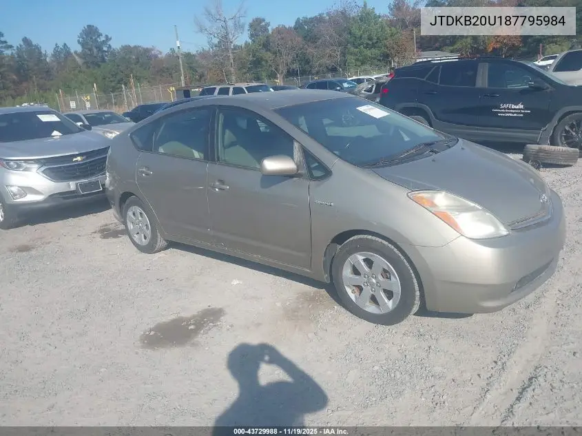JTDKB20U187795984 2008 Toyota Prius