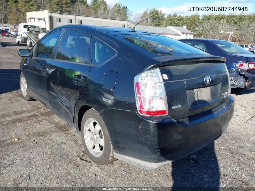 JTDKB20U687744948 2008 Toyota Prius