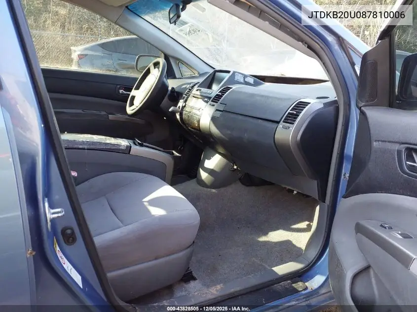 JTDKB20U087810006 2008 Toyota Prius