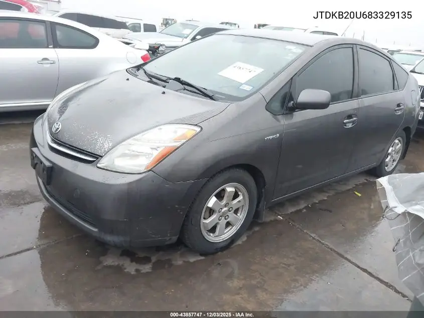 JTDKB20U683329135 2008 Toyota Prius