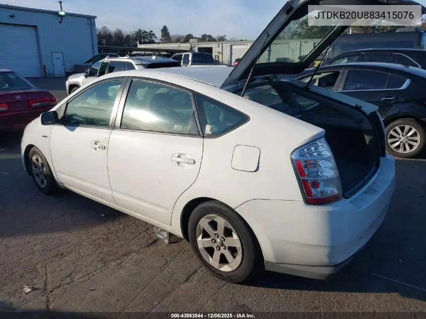 JTDKB20U883415076 2008 Toyota Prius