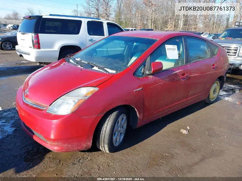 JTDKB20U087761373 2008 Toyota Prius