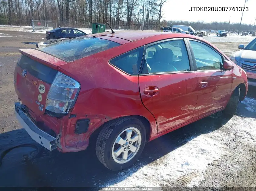 JTDKB20U087761373 2008 Toyota Prius