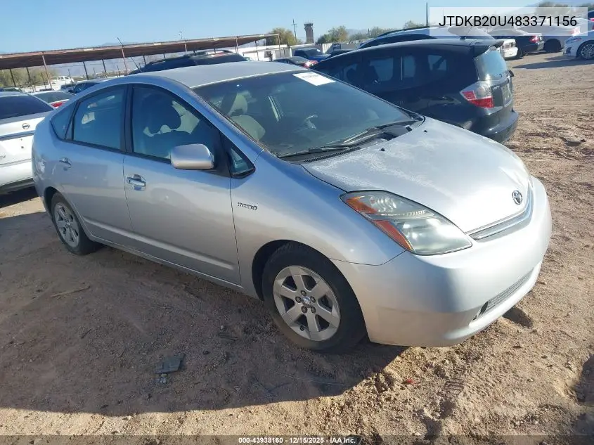 JTDKB20U483371156 2008 Toyota Prius