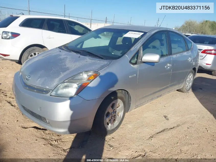 JTDKB20U483371156 2008 Toyota Prius