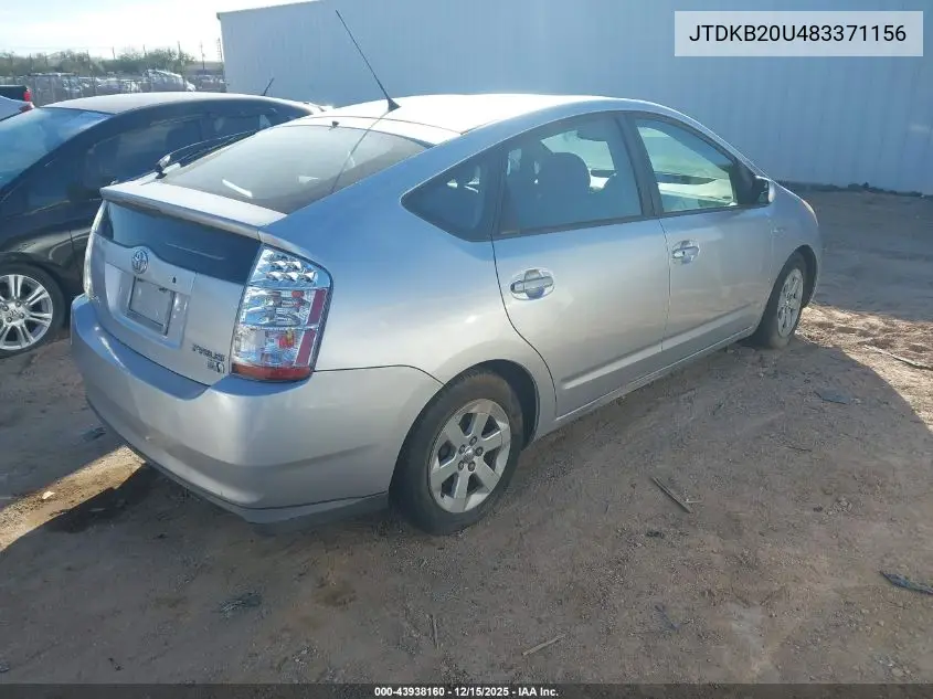 JTDKB20U483371156 2008 Toyota Prius