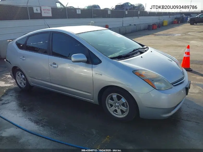 JTDKB20U093489786 2009 Toyota Prius
