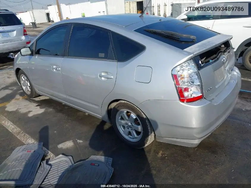 JTDKB20U093489786 2009 Toyota Prius