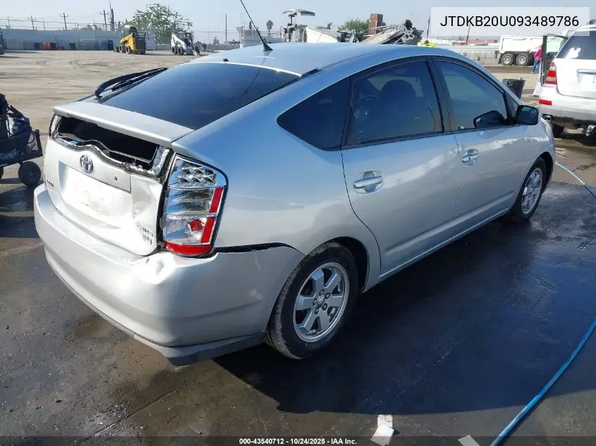 JTDKB20U093489786 2009 Toyota Prius