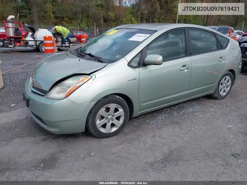 JTDKB20U097819421 2009 Toyota Prius