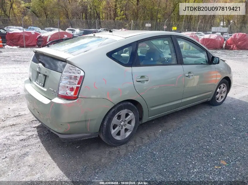 JTDKB20U097819421 2009 Toyota Prius