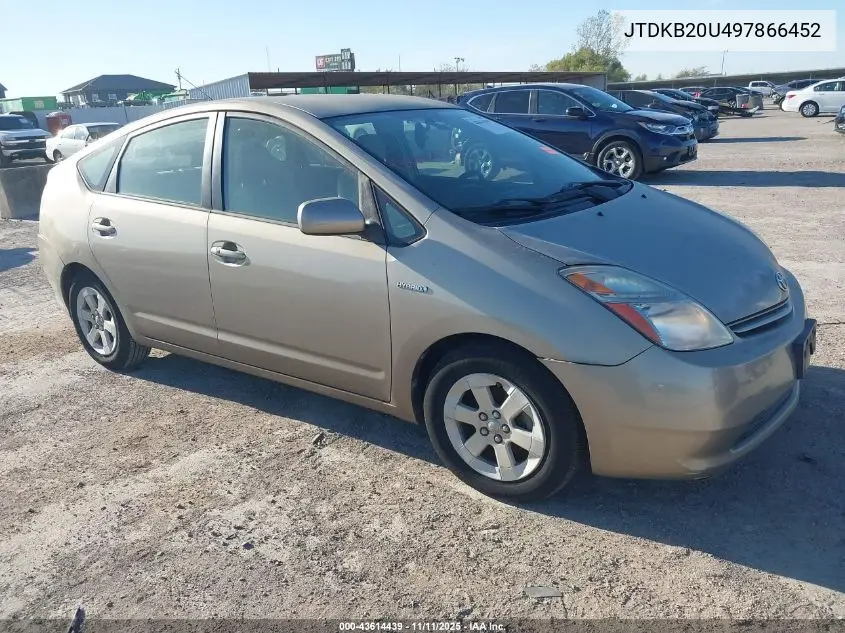 JTDKB20U497866452 2009 Toyota Prius