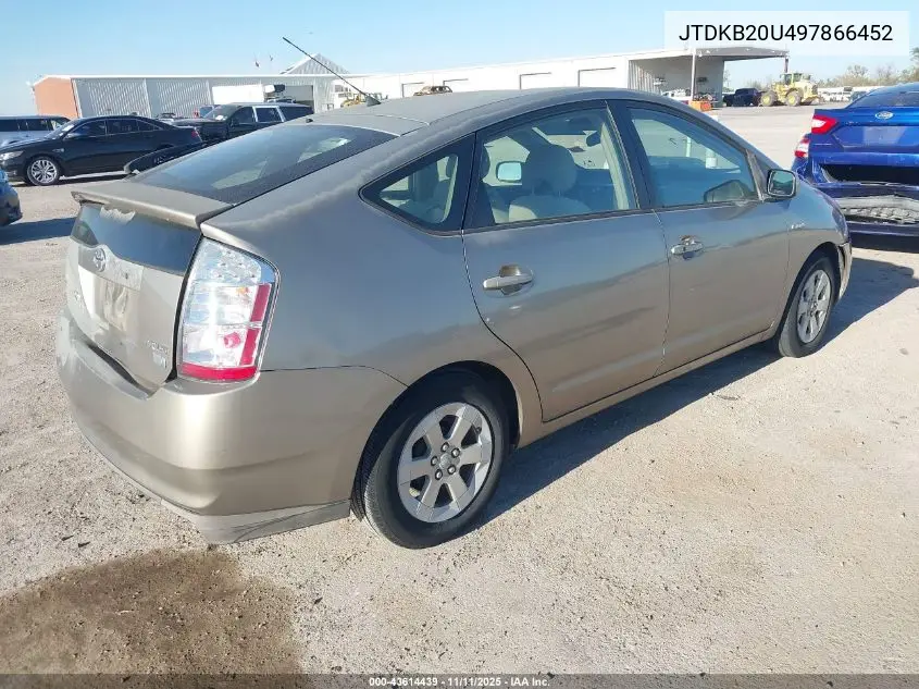 JTDKB20U497866452 2009 Toyota Prius
