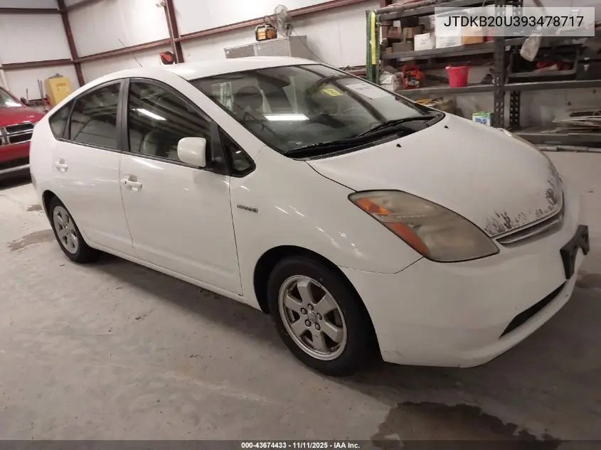 JTDKB20U393478717 2009 Toyota Prius