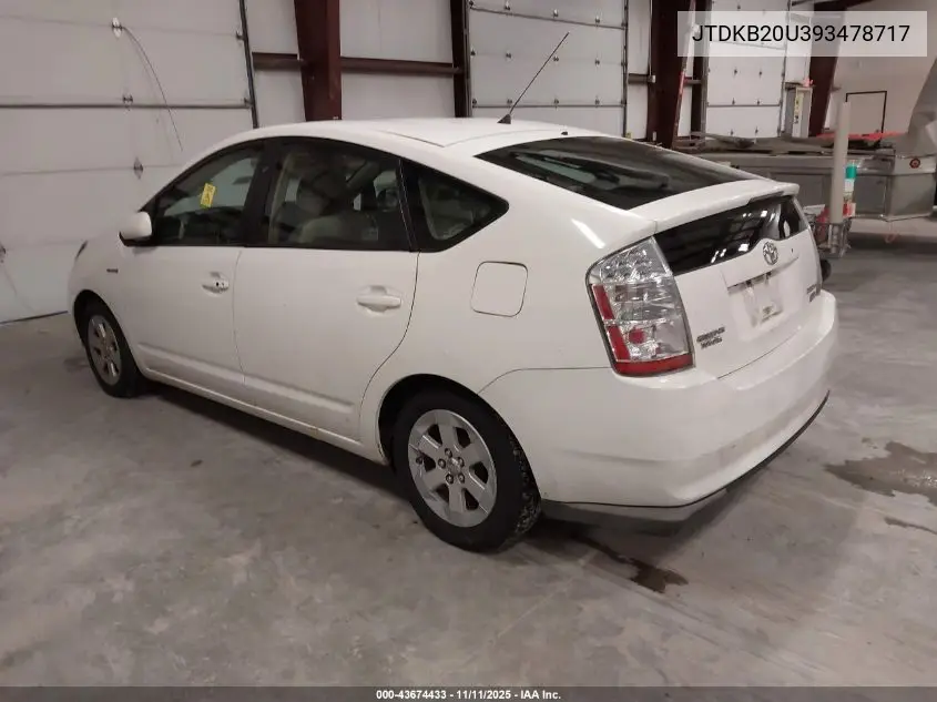 JTDKB20U393478717 2009 Toyota Prius