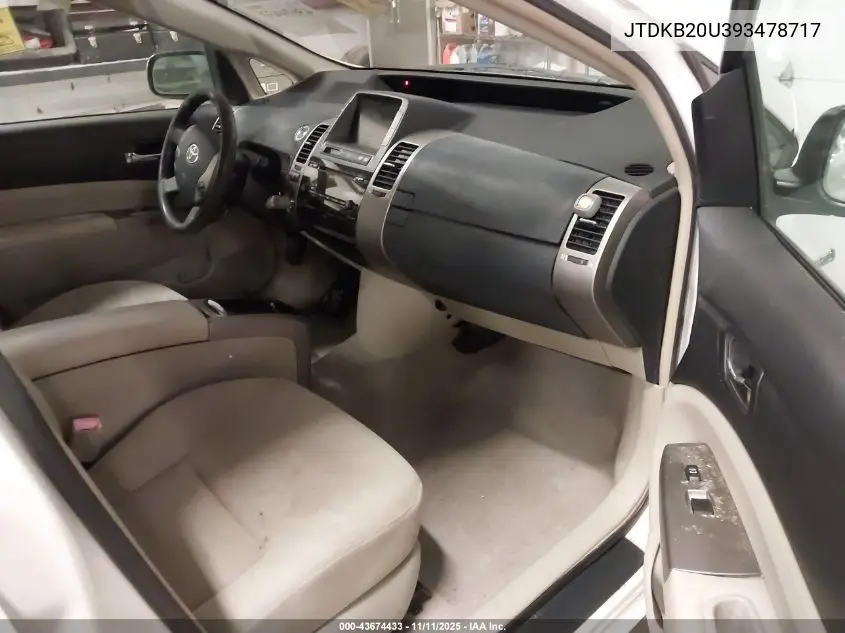 JTDKB20U393478717 2009 Toyota Prius