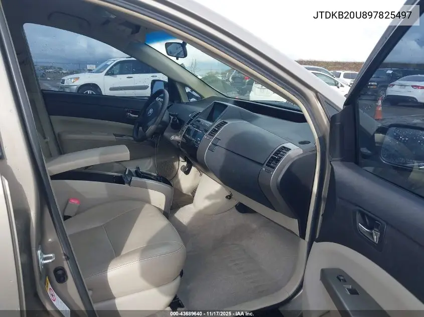 JTDKB20U897825497 2009 Toyota Prius