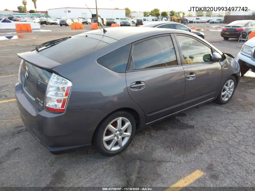 JTDKB20U993497742 2009 Toyota Prius Touring