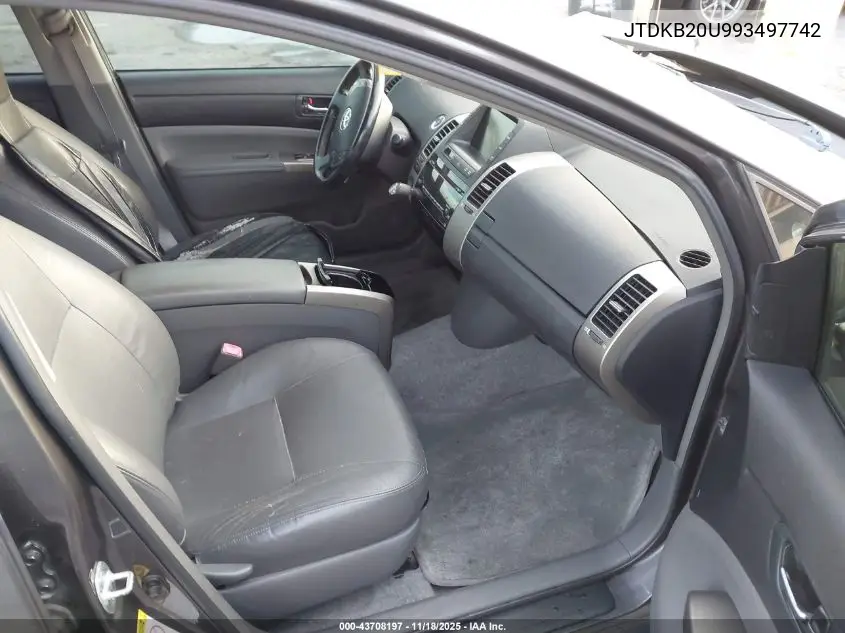 JTDKB20U993497742 2009 Toyota Prius Touring