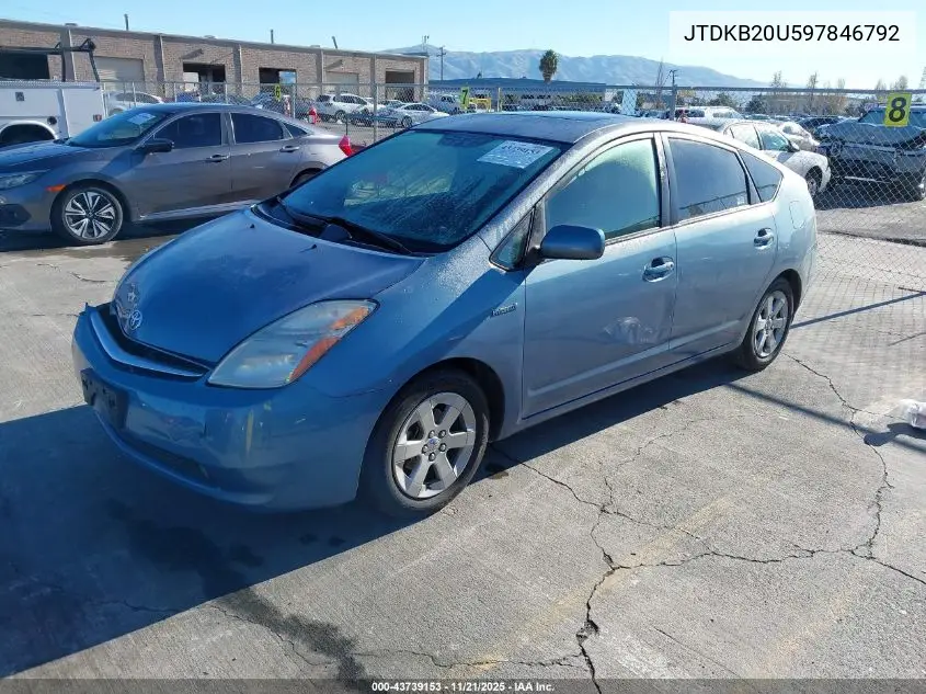 JTDKB20U597846792 2009 Toyota Prius