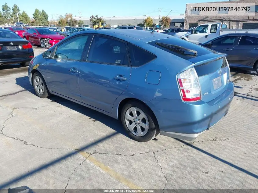 JTDKB20U597846792 2009 Toyota Prius