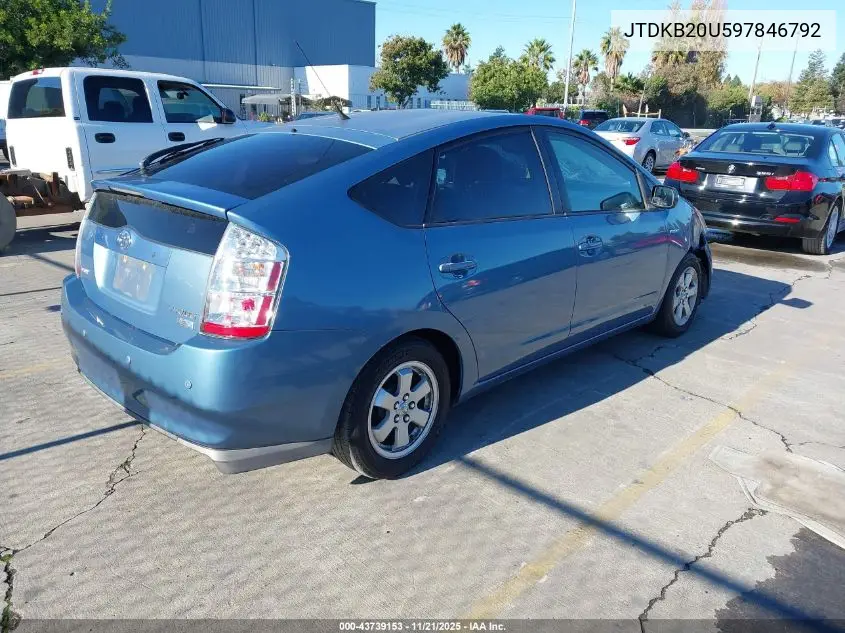 JTDKB20U597846792 2009 Toyota Prius